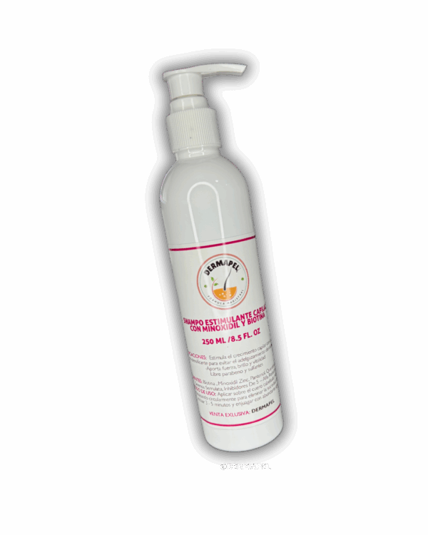 SHAMPOO ESTIMULANTE CAPILAR CON MINOXIDIL Y BIOTINA 500 ML